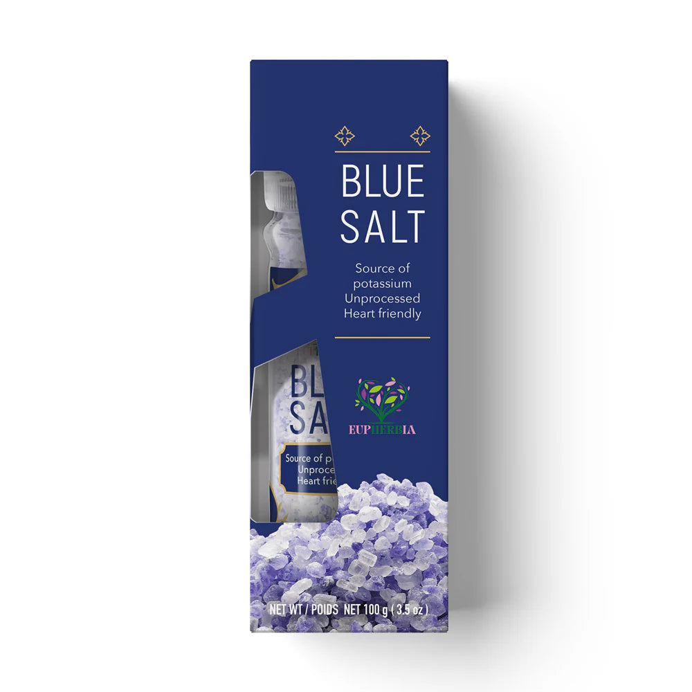 Sel Bleu Gros Grains - 100 g, Moulin Rechargeable