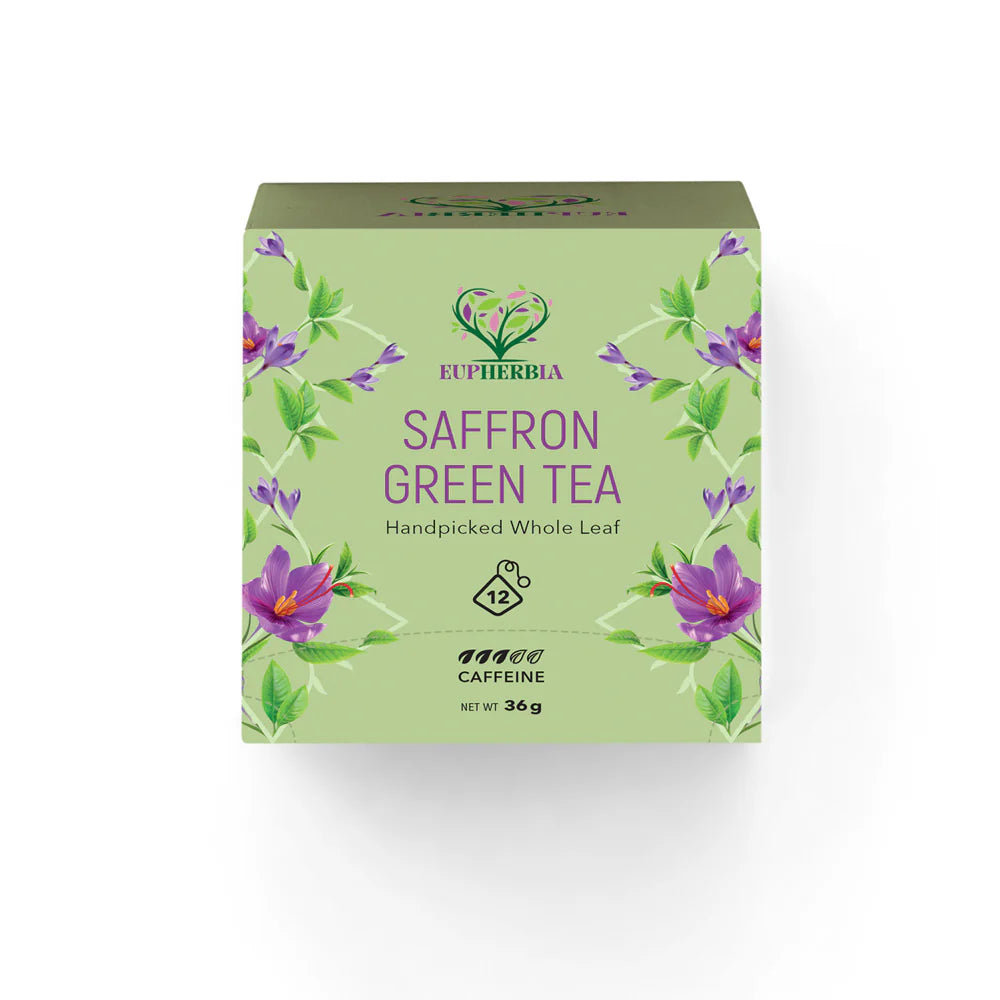Thé vert au Safran en Sachets - Pack de 12 sachets