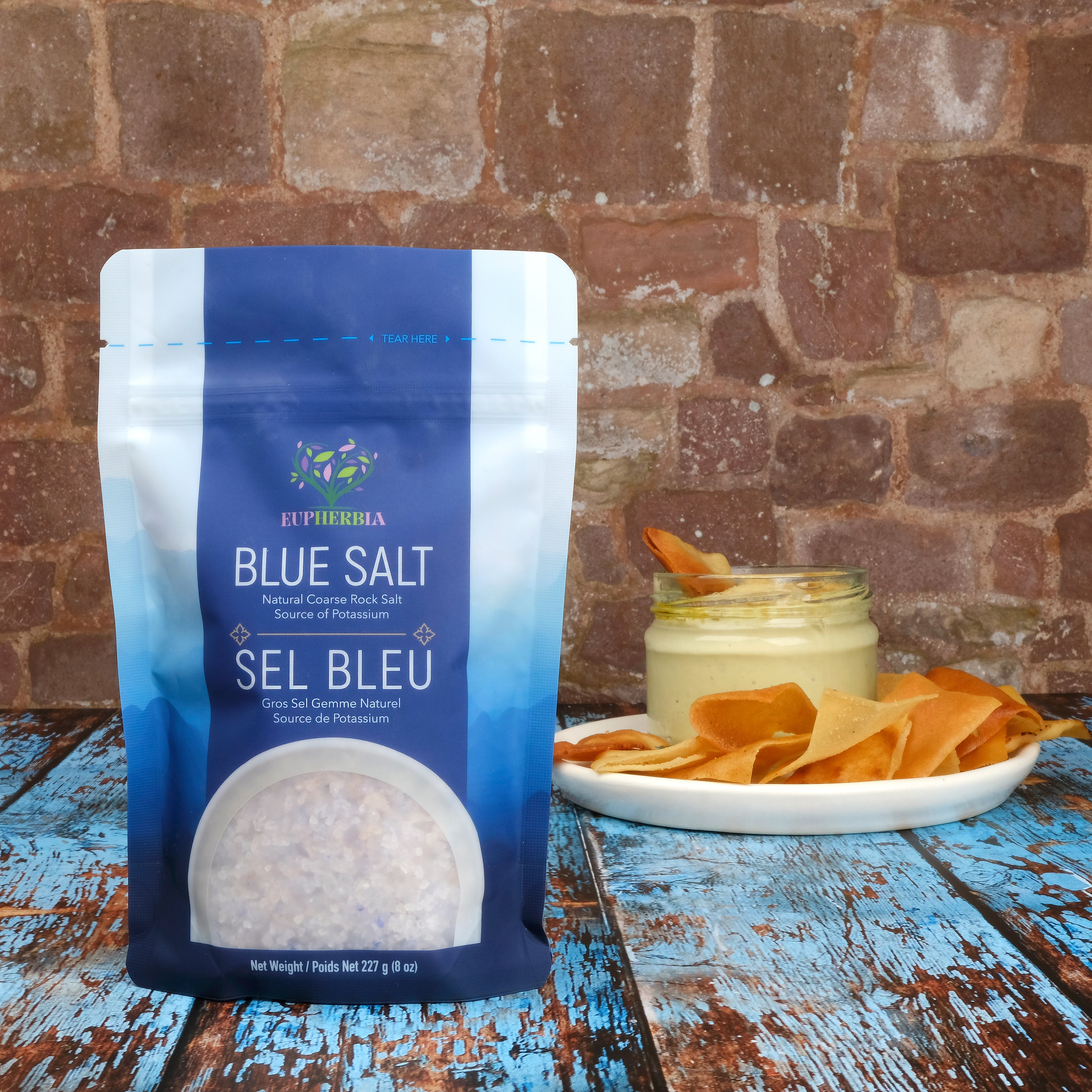 Sel Bleu Gros Grain - 227 g, Sachet Refermable
