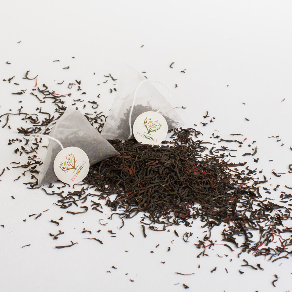 Thé Noir au Safran en sachets - Pack de 12 sachets